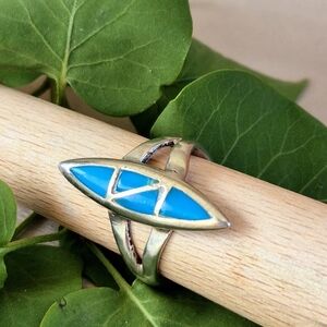 Sterling Silver 925 Torquoise Native Ring